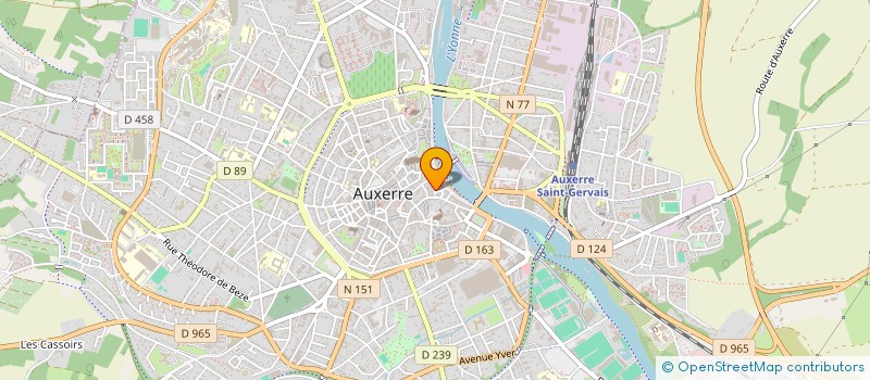 localisation de l'entreprise MONSIEUR PATRICK VIGREUX à AUXERRE