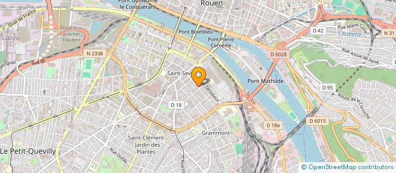 localisation de l'entreprise MONSIEUR PATRICK VILALLONGUE  ROUEN