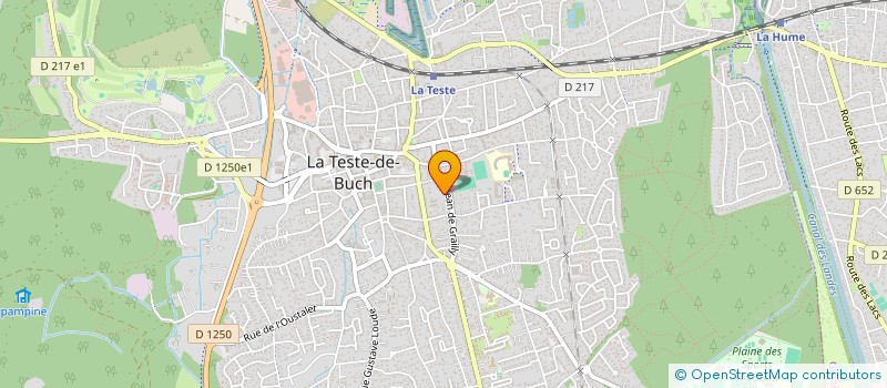 localisation de l'entreprise MONSIEUR PATRICK VILLAIN  LA TESTE-DE-BUCH