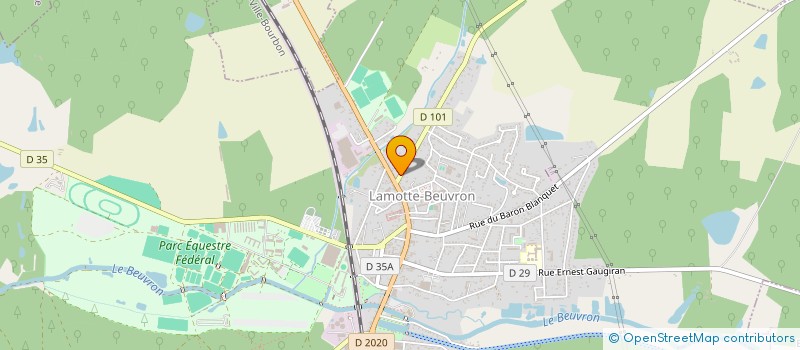 localisation de l'entreprise MONSIEUR PATRICK VILLAIN  LAMOTTE-BEUVRON