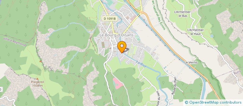 localisation de l'entreprise MONSIEUR PATRICK VILLARD à LE BOURG-D'OISANS