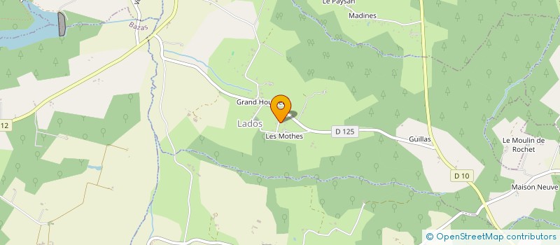 localisation de l'entreprise MONSIEUR PATRICK VILLARD  LADOS