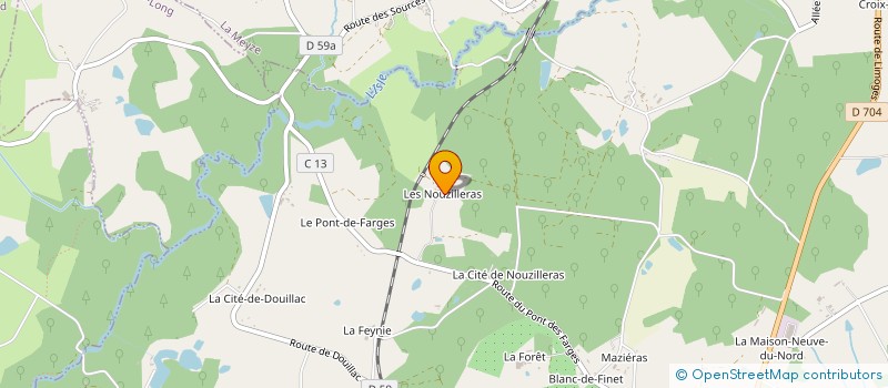 localisation de l'entreprise MONSIEUR PATRICK VILLESSOT  ST YRIEIX LA PERCHE