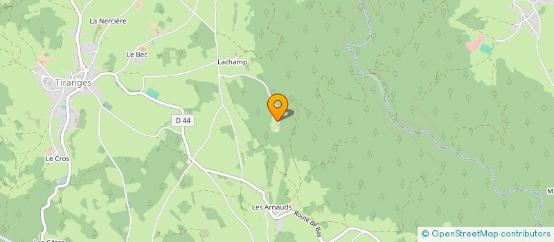 localisation de l'entreprise MONSIEUR PATRICK VILLETTE  TIRANGES