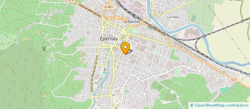 localisation de l'entreprise MONSIEUR PATRICK VILLIERS  EPERNAY