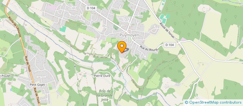 localisation de l'entreprise MONSIEUR PATRICK VILLOCEL  PUYMOYEN