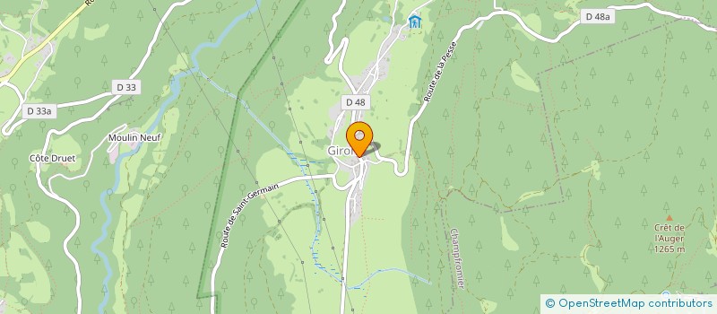 localisation de l'entreprise MONSIEUR PATRICK VINIACOURT  GIRON