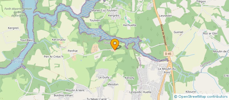 localisation de l'entreprise MONSIEUR PATRICK VIOSSAT  GOUESNACH