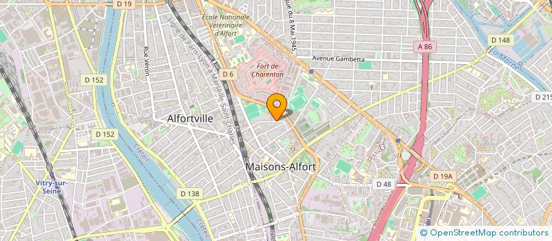 localisation de l'entreprise MONSIEUR PATRICK VIRAVONGSA  MAISONS-ALFORT