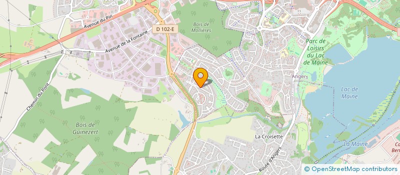 localisation de l'entreprise MONSIEUR PATRICK VIRMONT à ANGERS