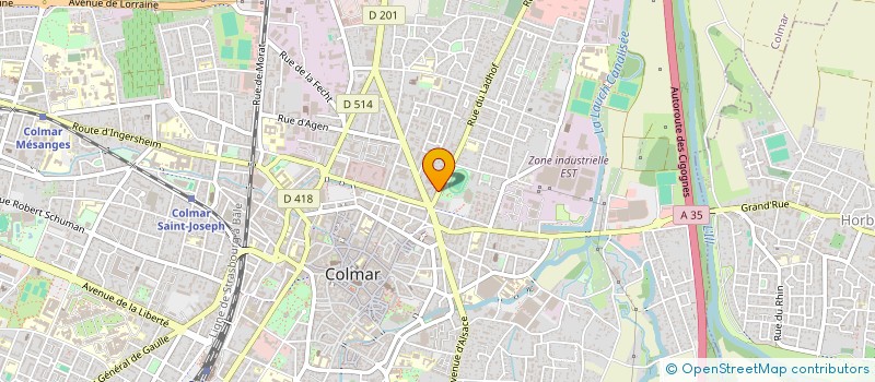 localisation de l'entreprise MONSIEUR PATRICK VO  COLMAR