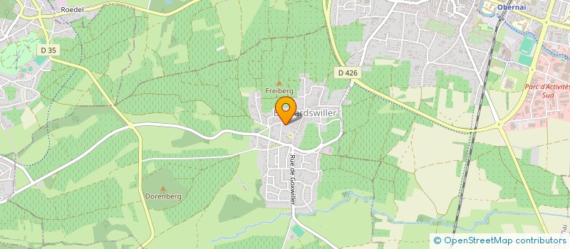 localisation de l'entreprise MONSIEUR PATRICK VOEGEL  VALFF