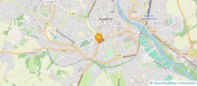 localisation de l'entreprise MONSIEUR PATRICK VOLLMER à AUXERRE