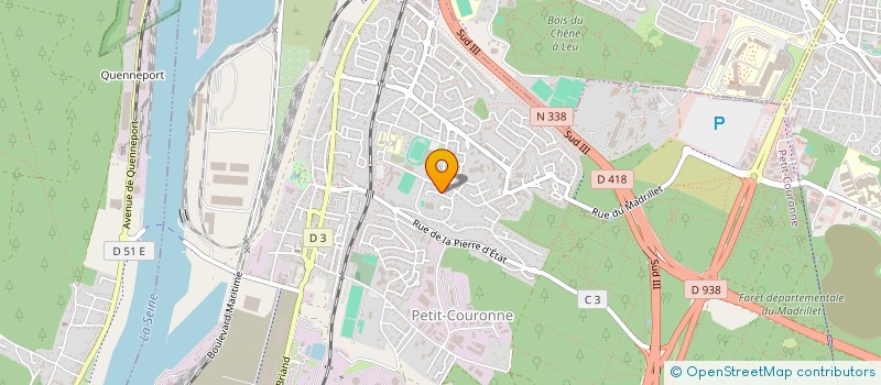 localisation de l'entreprise MONSIEUR PATRICK VON LENNEP  PETIT-COURONNE