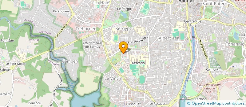 localisation de l'entreprise MONSIEUR PATRICK VRIGNAUD à VANNES