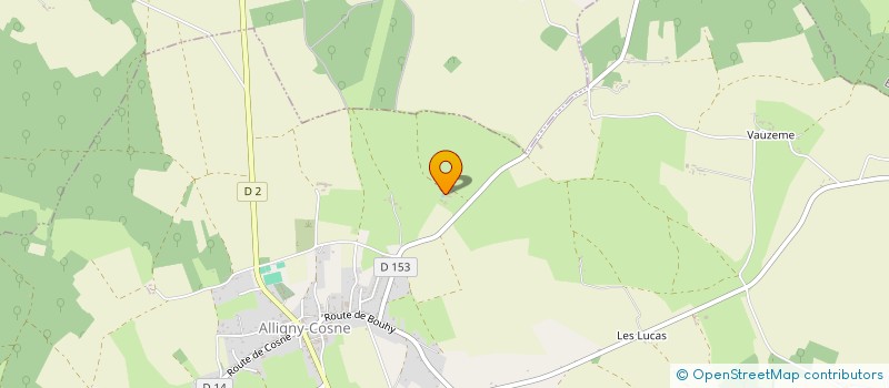 localisation de l'entreprise MONSIEUR PATRICK VROMAN à ALLIGNY-COSNE