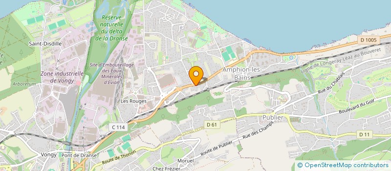 localisation de l'entreprise MONSIEUR PATRICK VUARAND  PUBLIER