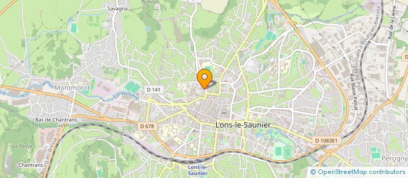 localisation de l'entreprise MONSIEUR PATRICK VUILLEMEY à LONS-LE-SAUNIER