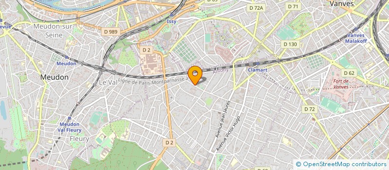localisation de l'entreprise MONSIEUR PATRICK VUILLERME à CLAMART