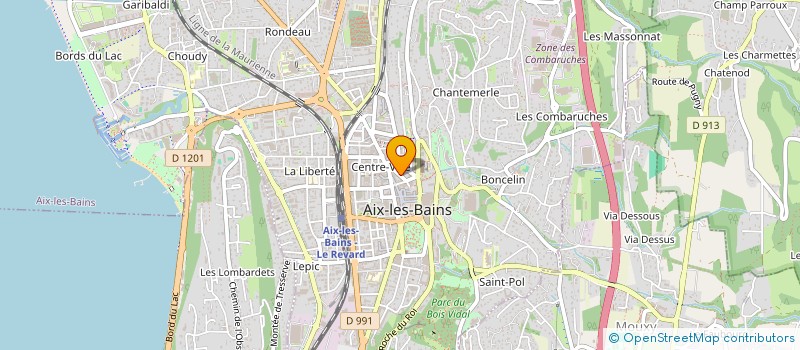 localisation de l'entreprise MONSIEUR PATRICK VUILLERMET  AIX-LES-BAINS