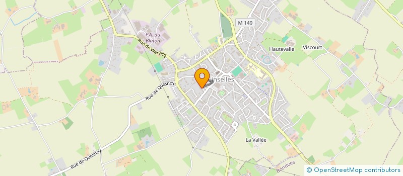 localisation de l'entreprise MONSIEUR PATRICK WACRENIER à LINSELLES