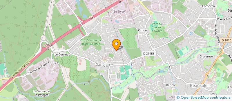 localisation de l'entreprise MONSIEUR PATRICK WAFEU TOKO  CANEJAN