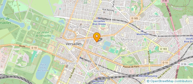 localisation de l'entreprise MONSIEUR PATRICK WALLON à VERSAILLES