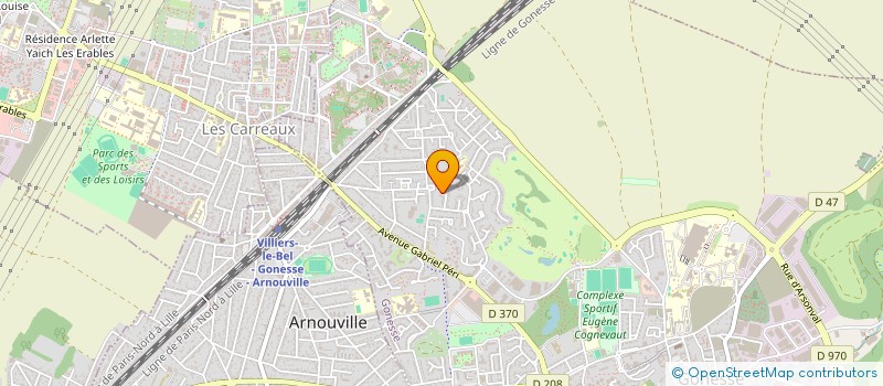 localisation de l'entreprise MONSIEUR PATRICK WANGI LOKONGE à GONESSE