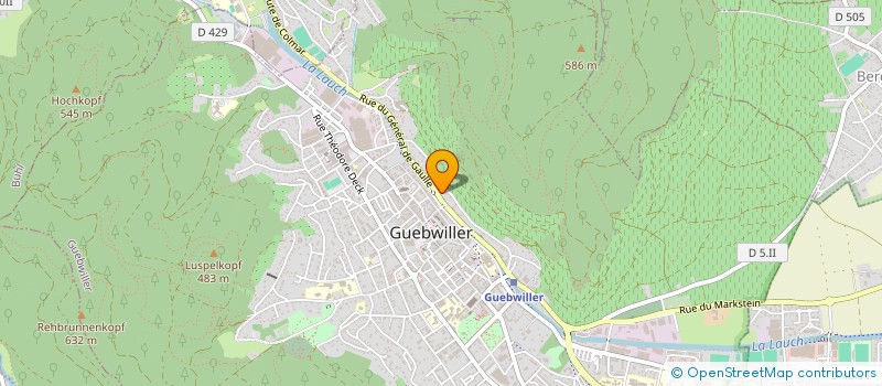 localisation de l'entreprise MONSIEUR PATRICK WASSMER à GUEBWILLER