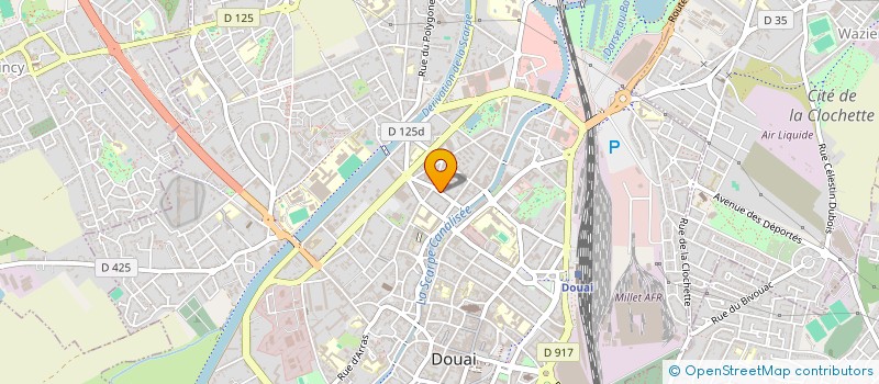 localisation de l'entreprise MONSIEUR PATRICK WASSON à DOUAI