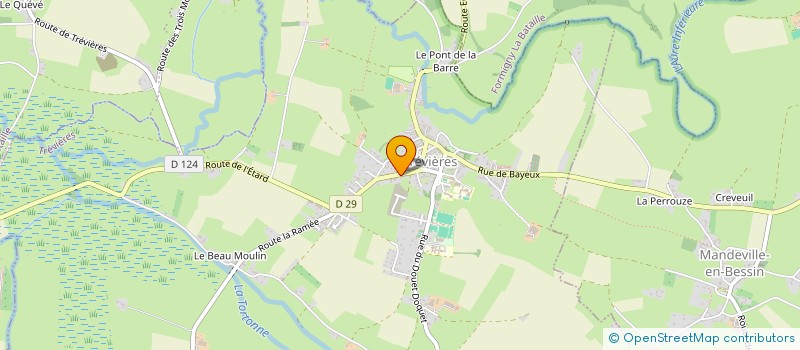 localisation de l'entreprise MONSIEUR PATRICK WATERS  TREVIERES