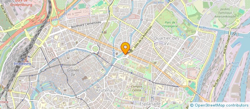 localisation de l'entreprise MONSIEUR PATRICK WECHSLER à STRASBOURG