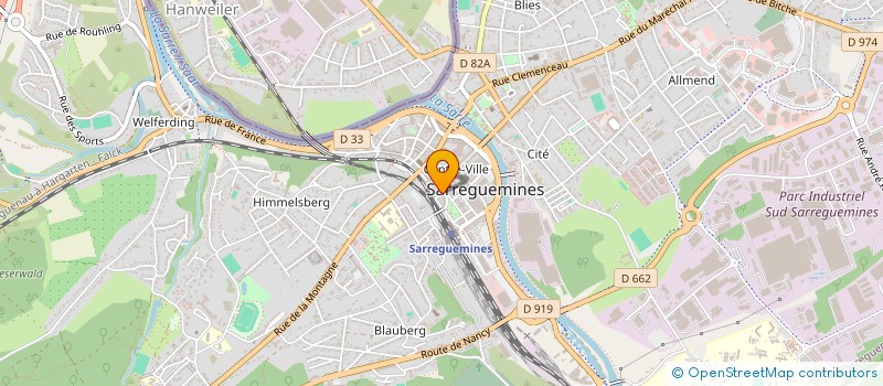 localisation de l'entreprise MONSIEUR PATRICK WEILER  SARREGUEMINES