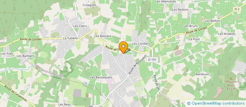 localisation de l'entreprise MONSIEUR PATRICK WILCOMME  SAINT-SATURNIN-LES-APT