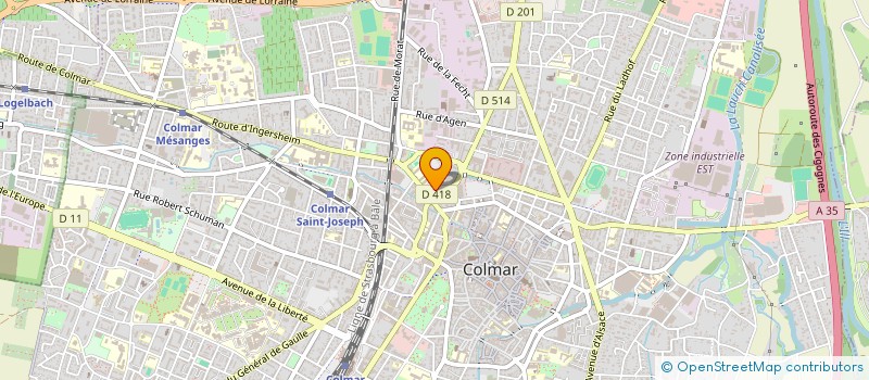 localisation de l'entreprise MONSIEUR PATRICK WILLIG  COLMAR