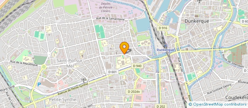 localisation de l'entreprise MONSIEUR PATRICK WOISSELIN à DUNKERQUE