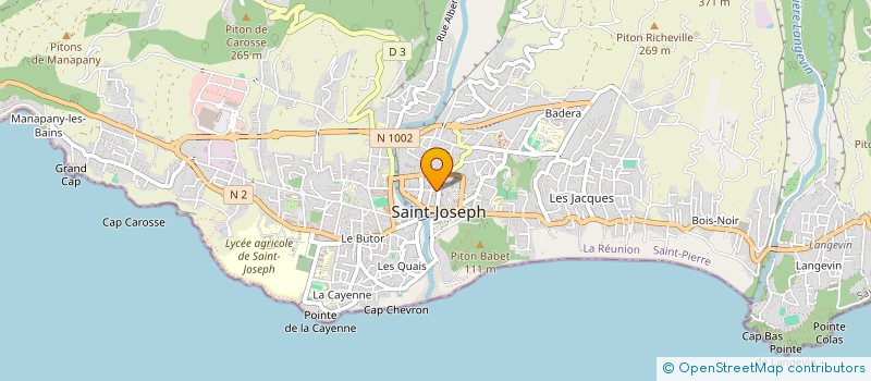 localisation de l'entreprise MONSIEUR PATRICK WOLF à SAINT-JOSEPH