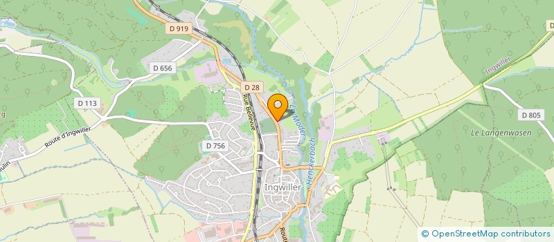 localisation de l'entreprise MONSIEUR PATRICK WOLF  INGWILLER