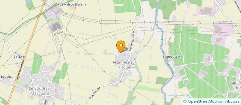 localisation de l'entreprise MONSIEUR PATRICK WOUENZELL  ARTANNES-SUR-THOUET