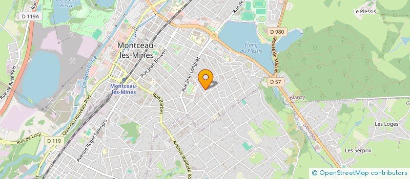 localisation de l'entreprise MONSIEUR PATRICK WOZNIAK  MONTCEAU-LES-MINES