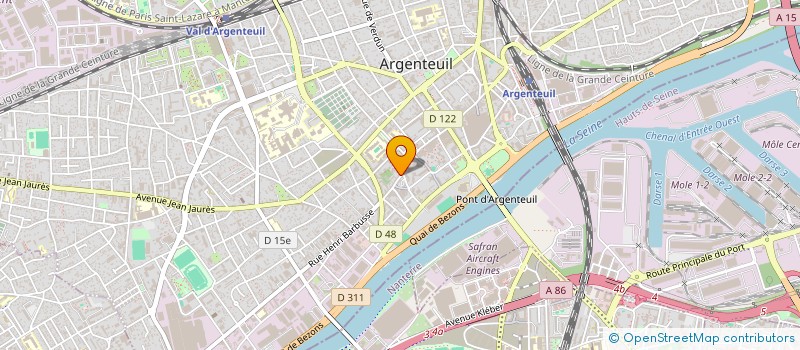 localisation de l'entreprise MONSIEUR PATRICK WU à ARGENTEUIL