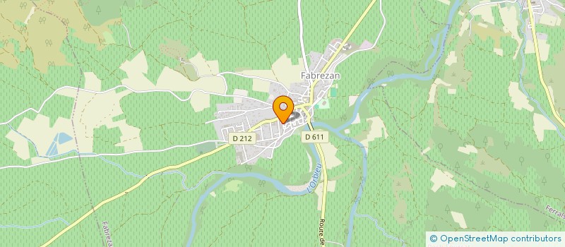 localisation de l'entreprise MONSIEUR PATRICK XICLUNA  FABREZAN