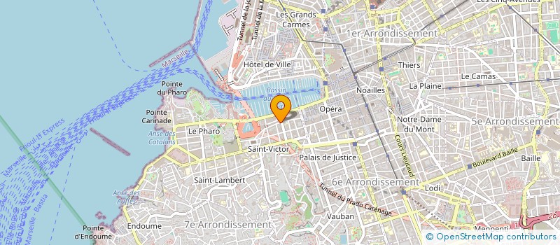 localisation de l'entreprise MONSIEUR PATRICK YACOUB à MARSEILLE