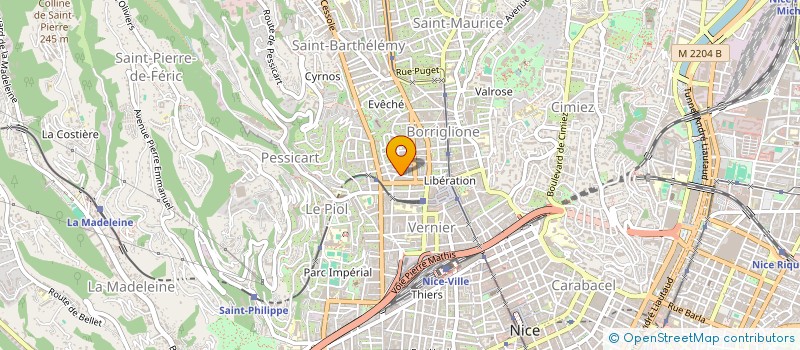 localisation de l'entreprise MONSIEUR PATRICK YODER à NICE