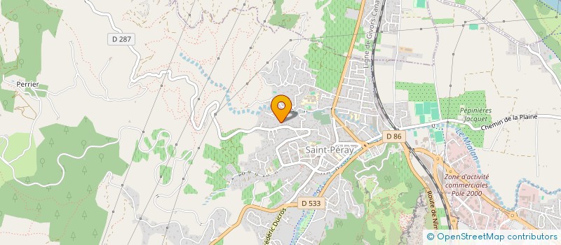 localisation de l'entreprise MONSIEUR PATRICK ZABE  SAINT-PERAY