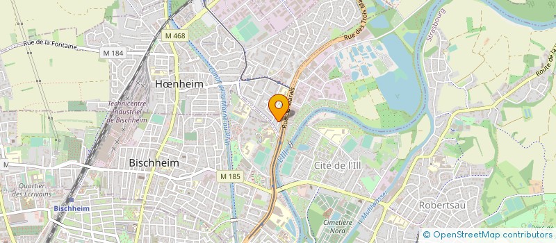 localisation de l'entreprise MONSIEUR PATRICK ZELLER  HNHEIM