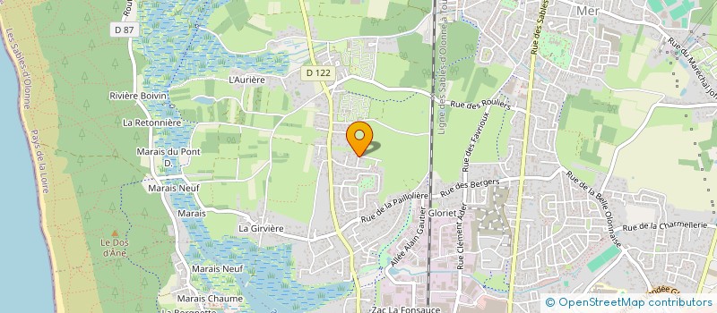 localisation de l'entreprise MONSIEUR PATRICK ZIMMER  LES SABLES D'OLONNE