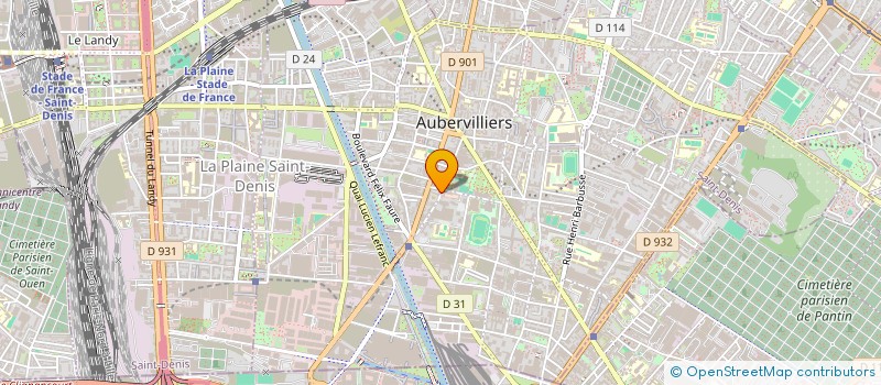 localisation de l'entreprise MONSIEUR PATRICK ZOMBORI  AUBERVILLIERS