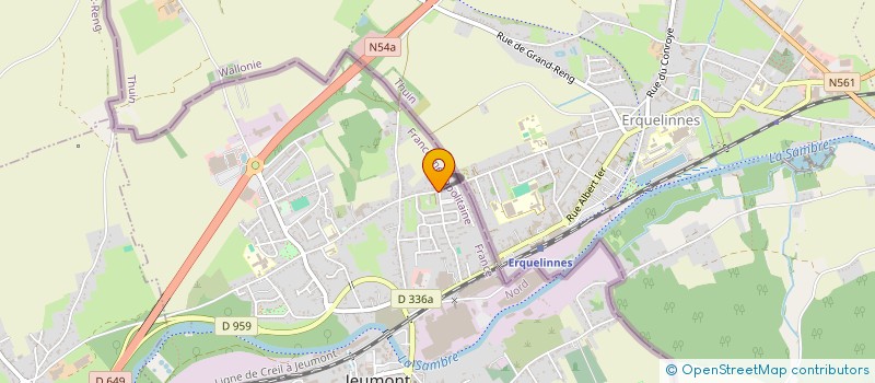 localisation de l'entreprise MONSIEUR PATRICQ DAGNEAU  JEUMONT