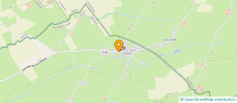 localisation de l'entreprise MONSIEUR PATRIK MARMET  FESMY-LE-SART